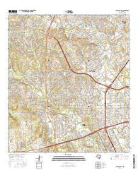 Culebra Hill Texas Current topographic map, 1:24000 scale, 7.5 X 7.5 Minute, Year 2016
