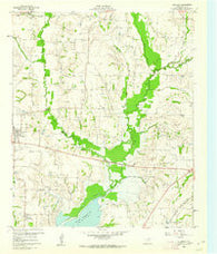Culleoka Texas Historical topographic map, 1:24000 scale, 7.5 X 7.5 Minute, Year 1960