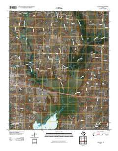Culleoka Texas Historical topographic map, 1:24000 scale, 7.5 X 7.5 Minute, Year 2010