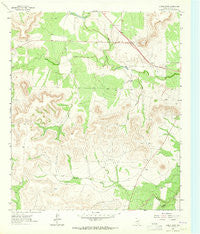 Cumbie Draw Texas Historical topographic map, 1:24000 scale, 7.5 X 7.5 Minute, Year 1963