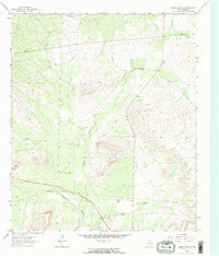 Cumbie Draw NE Texas Historical topographic map, 1:24000 scale, 7.5 X 7.5 Minute, Year 1963