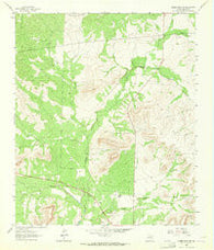 Cumbie Draw NE Texas Historical topographic map, 1:24000 scale, 7.5 X 7.5 Minute, Year 1963
