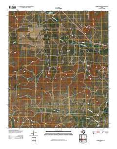 Cumbie Draw Texas Historical topographic map, 1:24000 scale, 7.5 X 7.5 Minute, Year 2010