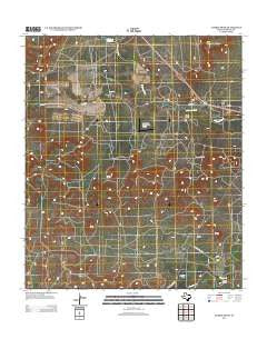 Cumbie Draw Texas Historical topographic map, 1:24000 scale, 7.5 X 7.5 Minute, Year 2013