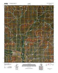 Cumbie Draw NE Texas Historical topographic map, 1:24000 scale, 7.5 X 7.5 Minute, Year 2010