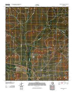 Cumbie Draw NE Texas Historical topographic map, 1:24000 scale, 7.5 X 7.5 Minute, Year 2010