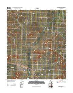 Cumbie Draw NE Texas Historical topographic map, 1:24000 scale, 7.5 X 7.5 Minute, Year 2013