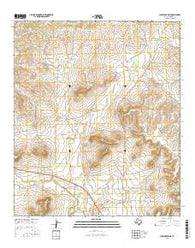 Cumbie Draw NE Texas Current topographic map, 1:24000 scale, 7.5 X 7.5 Minute, Year 2016