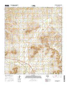 Cumbie Draw NE Texas Current topographic map, 1:24000 scale, 7.5 X 7.5 Minute, Year 2016
