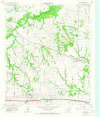 Cumby Texas Historical topographic map, 1:24000 scale, 7.5 X 7.5 Minute, Year 1964
