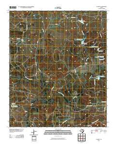 Cundiff Texas Historical topographic map, 1:24000 scale, 7.5 X 7.5 Minute, Year 2010