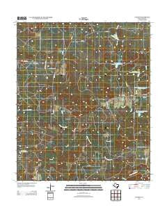 Cundiff Texas Historical topographic map, 1:24000 scale, 7.5 X 7.5 Minute, Year 2012