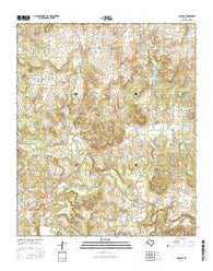 Cundiff Texas Current topographic map, 1:24000 scale, 7.5 X 7.5 Minute, Year 2016