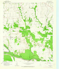 Cunningham Texas Historical topographic map, 1:24000 scale, 7.5 X 7.5 Minute, Year 1963