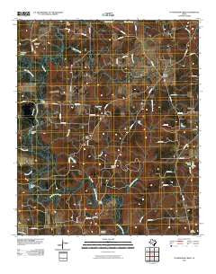 Cunningham Creek Texas Historical topographic map, 1:24000 scale, 7.5 X 7.5 Minute, Year 2010