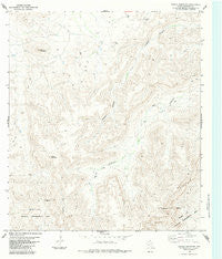 Cupola Mountain Texas Historical topographic map, 1:24000 scale, 7.5 X 7.5 Minute, Year 1983