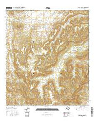 Cupola Mountain Texas Current topographic map, 1:24000 scale, 7.5 X 7.5 Minute, Year 2016