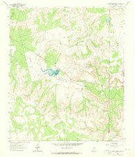 Currie Reservoir Texas Historical topographic map, 1:24000 scale, 7.5 X 7.5 Minute, Year 1963