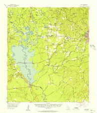 Curtis Texas Historical topographic map, 1:62500 scale, 15 X 15 Minute, Year 1955
