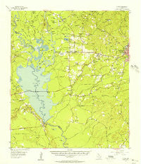 Curtis Texas Historical topographic map, 1:62500 scale, 15 X 15 Minute, Year 1955