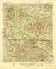 Cushing Texas Historical topographic map, 1:62500 scale, 15 X 15 Minute, Year 1945
