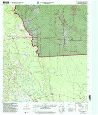 Cut And Shoot Texas Historical topographic map, 1:24000 scale, 7.5 X 7.5 Minute, Year 1997