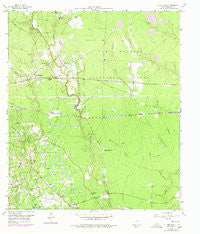 Cut and Shoot Texas Historical topographic map, 1:24000 scale, 7.5 X 7.5 Minute, Year 1959