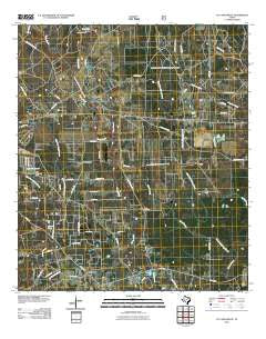 Cut And Shoot Texas Historical topographic map, 1:24000 scale, 7.5 X 7.5 Minute, Year 2010