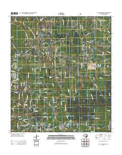 Cut And Shoot Texas Historical topographic map, 1:24000 scale, 7.5 X 7.5 Minute, Year 2013