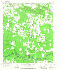 Cuthand Texas Historical topographic map, 1:24000 scale, 7.5 X 7.5 Minute, Year 1964