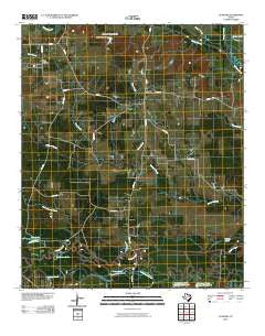 Cuthand Texas Historical topographic map, 1:24000 scale, 7.5 X 7.5 Minute, Year 2010