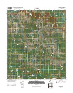Cuthand Texas Historical topographic map, 1:24000 scale, 7.5 X 7.5 Minute, Year 2013
