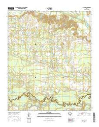 Cuthand Texas Current topographic map, 1:24000 scale, 7.5 X 7.5 Minute, Year 2016