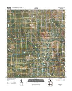 Cuthbert Texas Historical topographic map, 1:24000 scale, 7.5 X 7.5 Minute, Year 2012