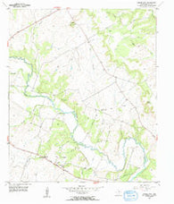 Cutoff Mtn Texas Historical topographic map, 1:24000 scale, 7.5 X 7.5 Minute, Year 1956