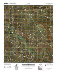 Cutoff Mountain Texas Historical topographic map, 1:24000 scale, 7.5 X 7.5 Minute, Year 2010
