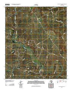 Cutoff Mountain Texas Historical topographic map, 1:24000 scale, 7.5 X 7.5 Minute, Year 2010