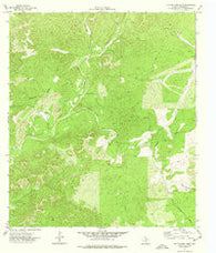 Cutting Pen Draw Texas Historical topographic map, 1:24000 scale, 7.5 X 7.5 Minute, Year 1974