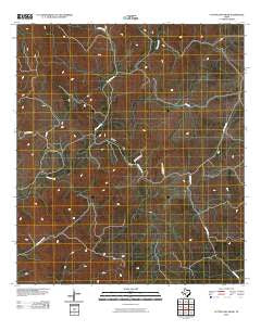Cutting Pen Draw Texas Historical topographic map, 1:24000 scale, 7.5 X 7.5 Minute, Year 2010