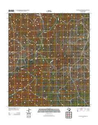 Cutting Pen Draw Texas Historical topographic map, 1:24000 scale, 7.5 X 7.5 Minute, Year 2012