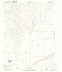 Cuyler Texas Historical topographic map, 1:24000 scale, 7.5 X 7.5 Minute, Year 1966