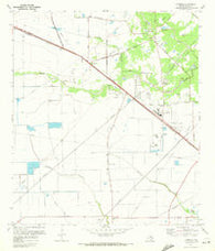 Cypress Texas Historical topographic map, 1:24000 scale, 7.5 X 7.5 Minute, Year 1970
