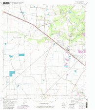 Cypress Texas Historical topographic map, 1:24000 scale, 7.5 X 7.5 Minute, Year 1970