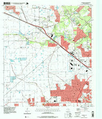 Cypress Texas Historical topographic map, 1:24000 scale, 7.5 X 7.5 Minute, Year 1995