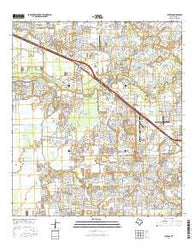 Cypress Texas Current topographic map, 1:24000 scale, 7.5 X 7.5 Minute, Year 2016