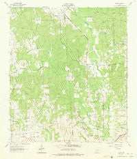 Dacus Texas Historical topographic map, 1:24000 scale, 7.5 X 7.5 Minute, Year 1962