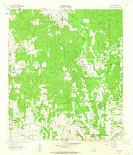 Dacus Texas Historical topographic map, 1:24000 scale, 7.5 X 7.5 Minute, Year 1962