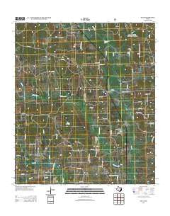 Dacus Texas Historical topographic map, 1:24000 scale, 7.5 X 7.5 Minute, Year 2013