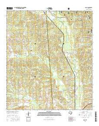 Dacus Texas Current topographic map, 1:24000 scale, 7.5 X 7.5 Minute, Year 2016