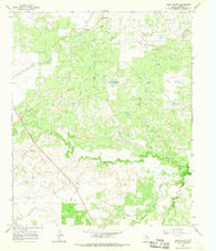 Dads Corner Texas Historical topographic map, 1:24000 scale, 7.5 X 7.5 Minute, Year 1966